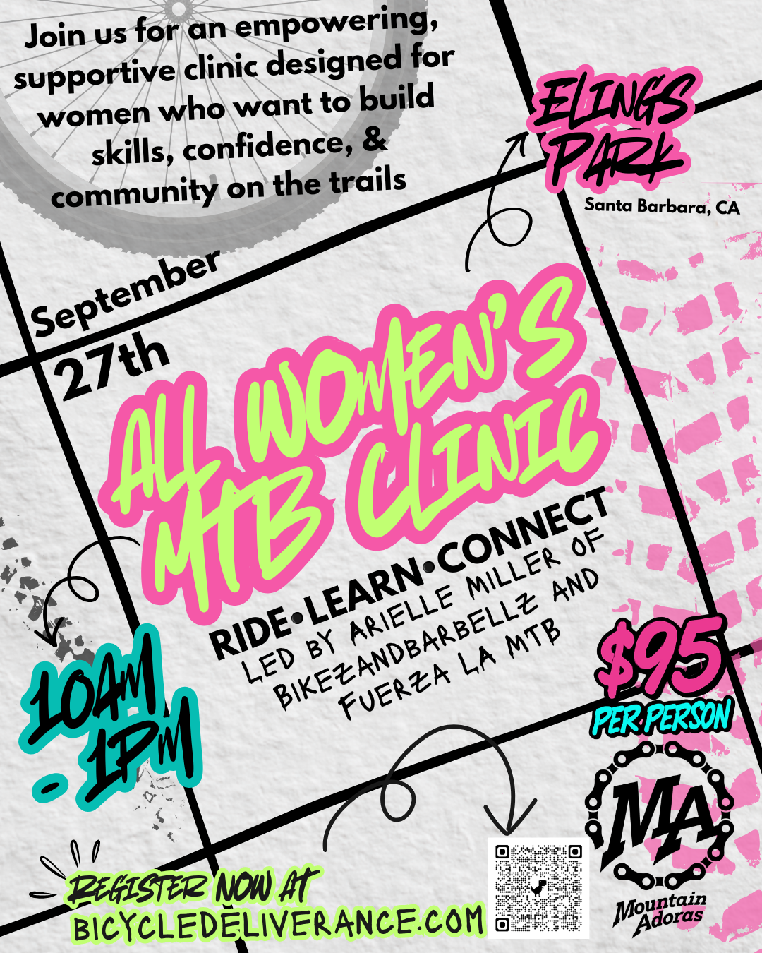 September 27th - Women's Fundamentals + Trail Application - MTB Skills Clinic